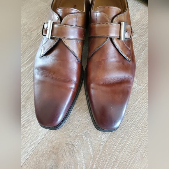MAGNANNI ‘MARCO’ MENS BROWN CUERO CALF SKIN LEATHER SIZE 13M $399 main image 4